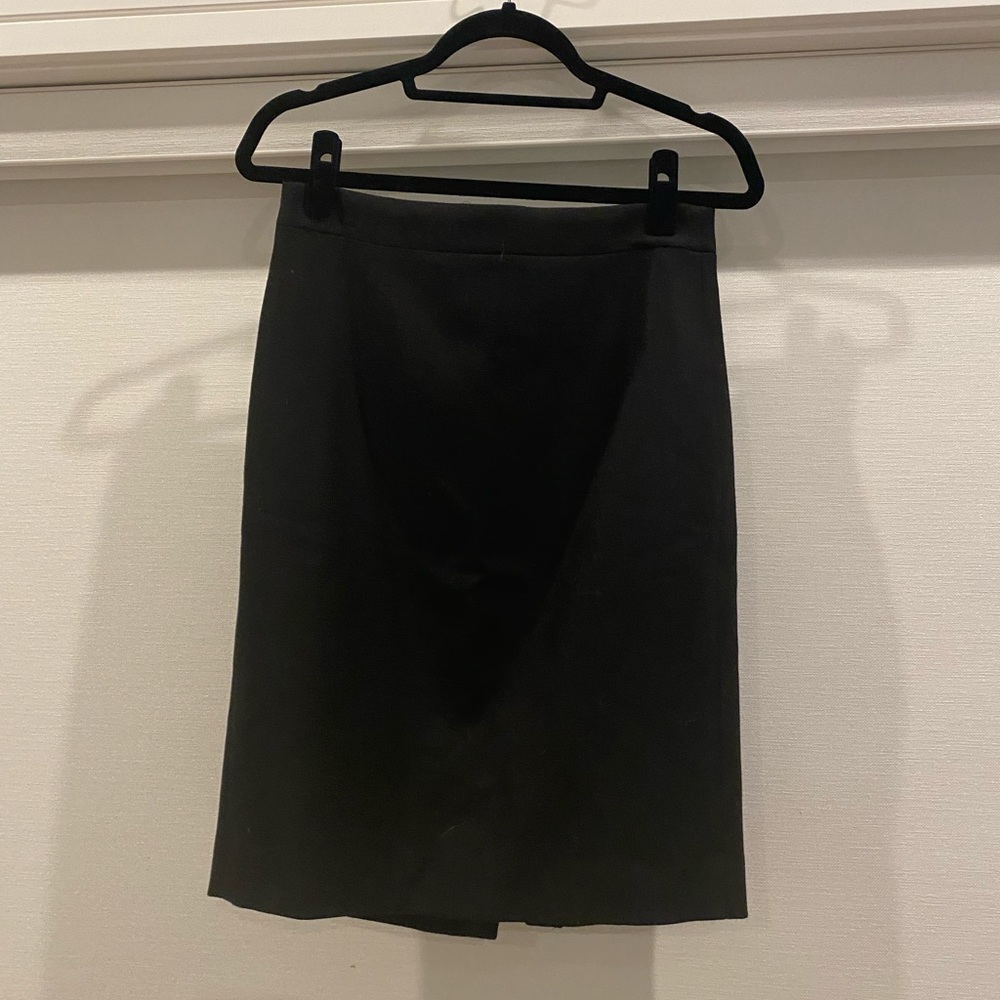 J Crew Black Pencil Skirt